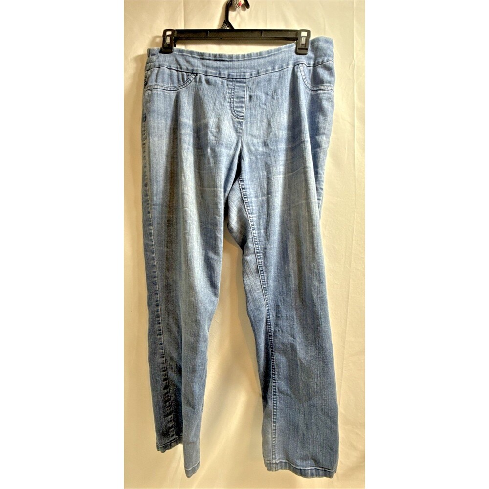 Westbound Blue Jeans Women's 14 Regular 32"x28" Elastic Waist Tummy Panel